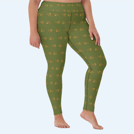 Glorifying Happiness Brevity II Yoga Leggings