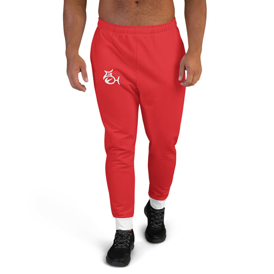 Glorifying Happiness Red Men's Joggers