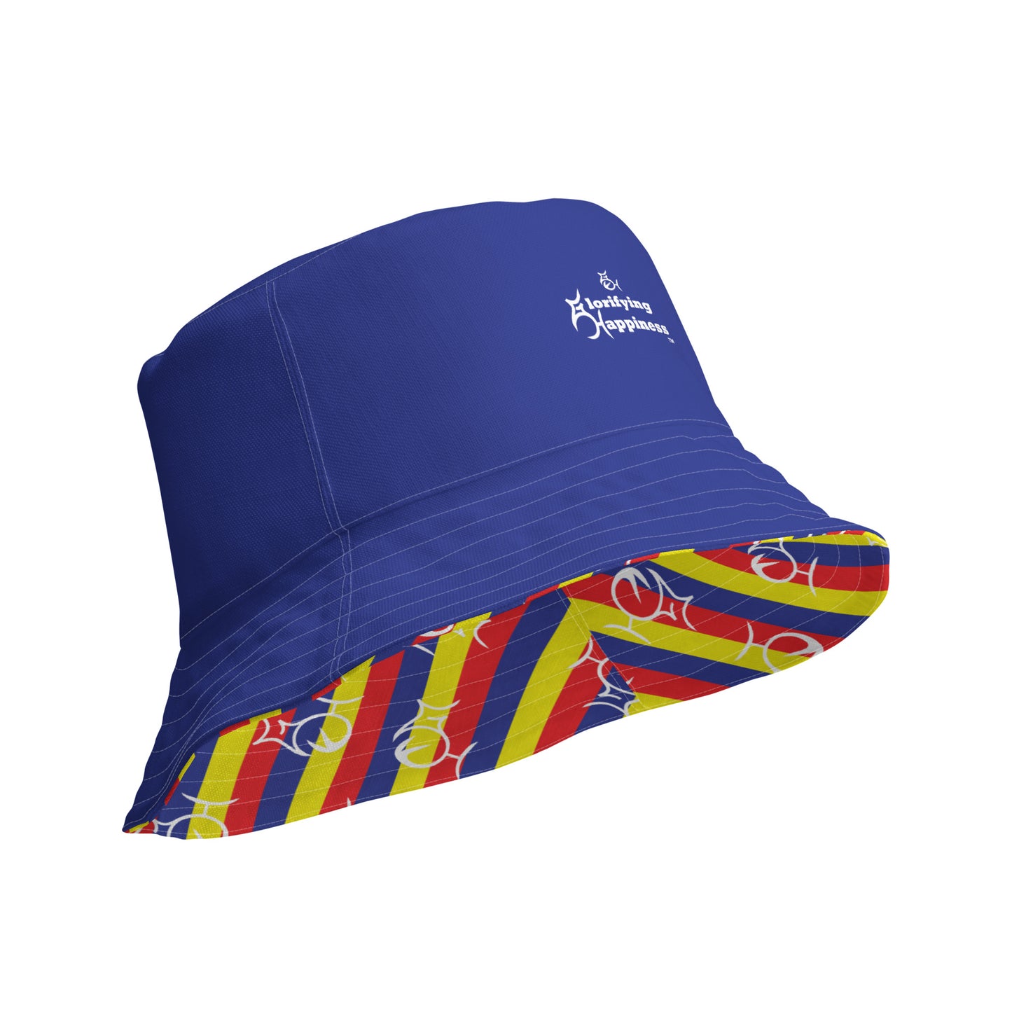 Glorifying Happiness Voom Shuck Reversible bucket hat